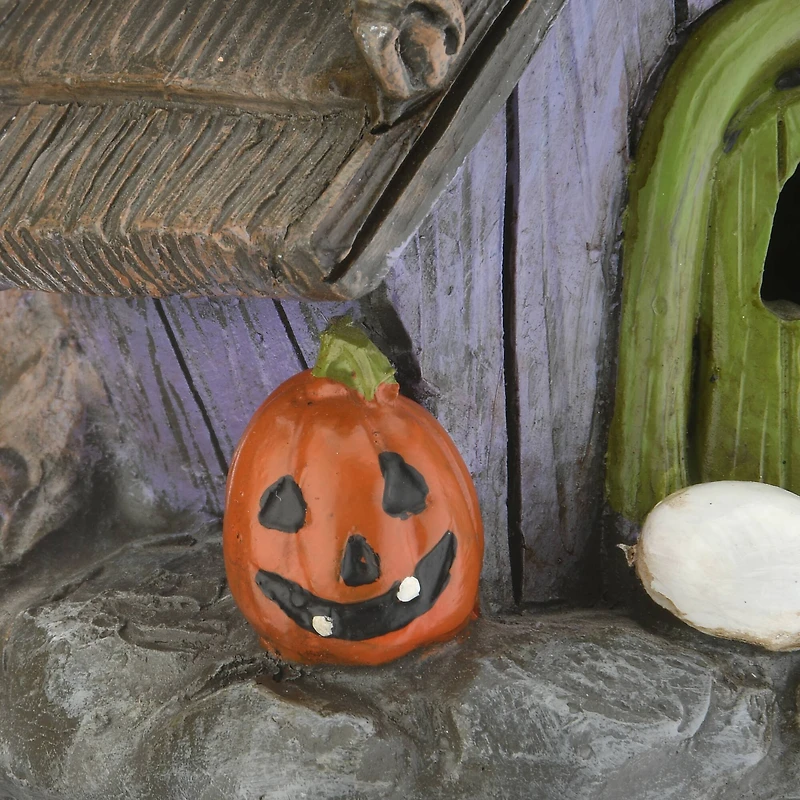 6" LED Purple Haunted House