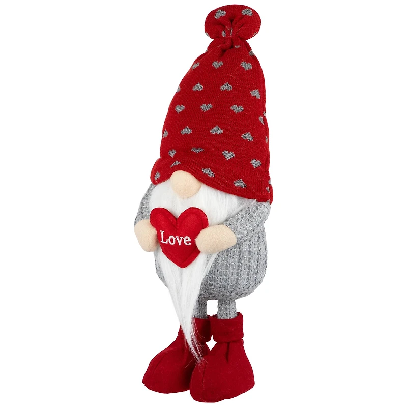 13.5" Plush Valentine's Day Love Gnome