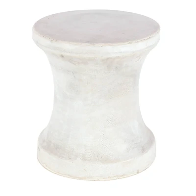 16" Fiberclay Contemporary Outdoor Stool
