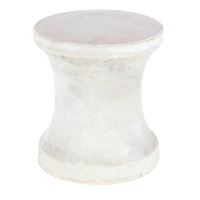16" Fiberclay Contemporary Outdoor Stool