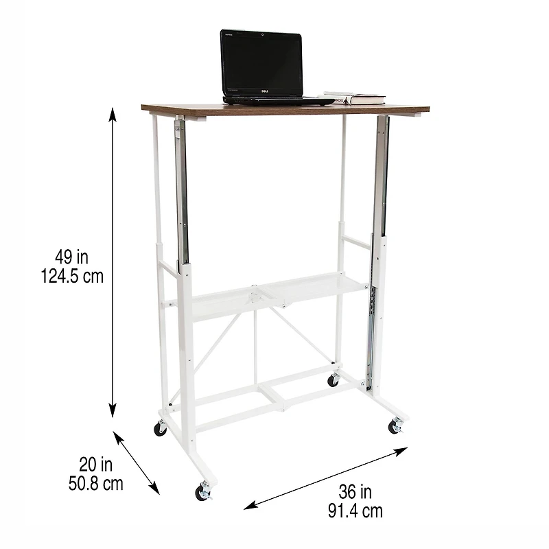 Adjustable Sit-Stand Fold-Away Desk & Workstation by Artist's Loft™