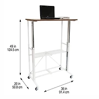 Adjustable Sit-Stand Fold-Away Desk & Workstation by Artist's Loft™