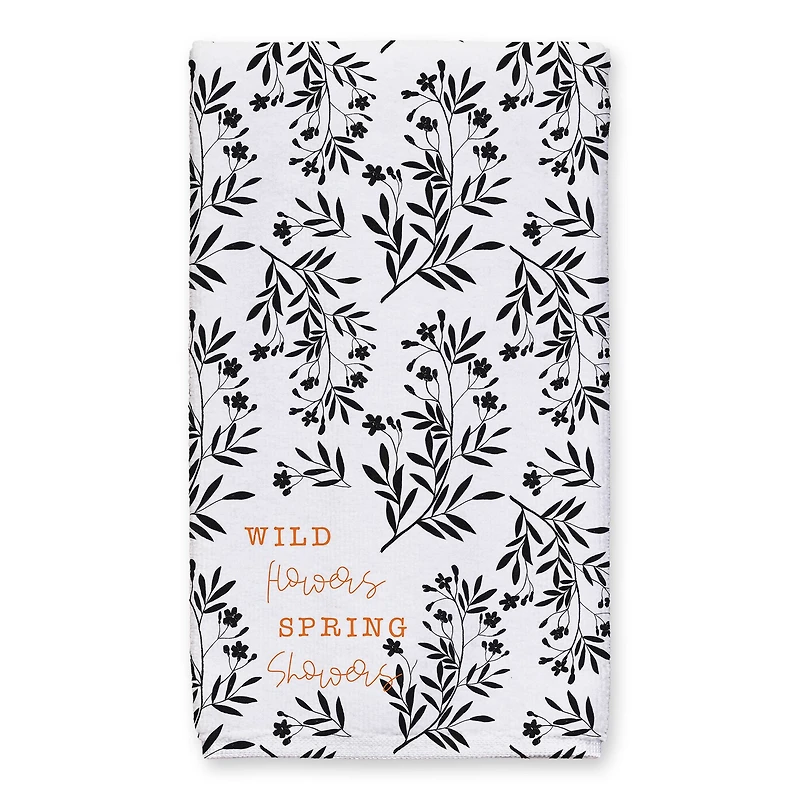 Wild Flowers Spring Showers 16" x 25" Tea Towel - Set of 2