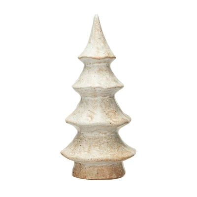 Hello Honey® 9.5" Cream Reactive Glaze Stoneware Tree