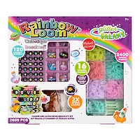 Rainbow Loom® Glitter Galaxy Charm & Alpha Bead Bracelet Kit