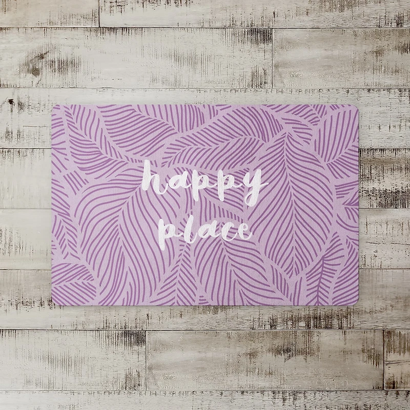 Happy Place Fronds 27" x 18" Floor Mat