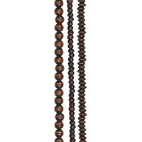 Dark Brown Wood Mixed Beads by Bead Landing®