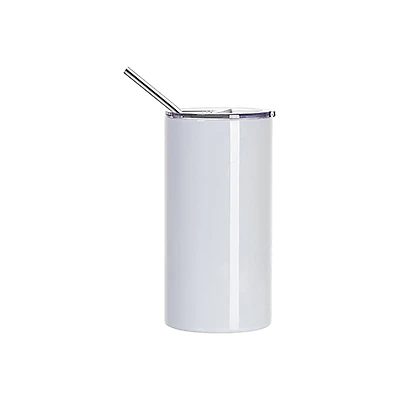 Craft Express 20oz. White Stainless Steel Mug with Slide Lid, 4ct.