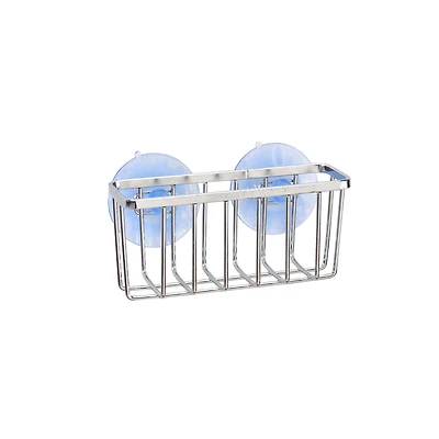 Kitchen Details Chrome Suction Cups Sponge Holder