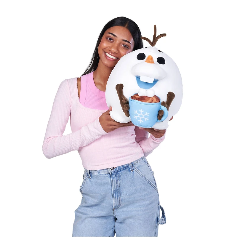 Snackles Disney® 14" Olaf with Hot Chocolate Plush