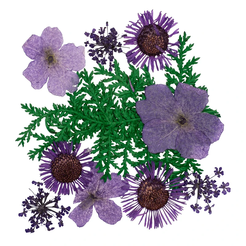 Blue Moon Studio™ UV Resin Craft Purple Dried Wildflower Mix
