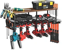 NEX™ 29" Wood Grain Power Tool Organizer Wall Shelf