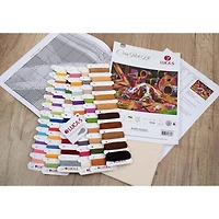 Luca-S Puppy Picasso Counted Cross Stitch Kit