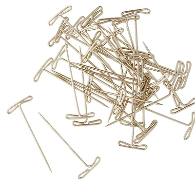 12 Packs: 40 ct. (480 total) 1.5" T-Pins by Loops & Threads™