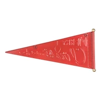 Glitzhome® 25" "Merry Christmas" Metal Pennant Wall Décor