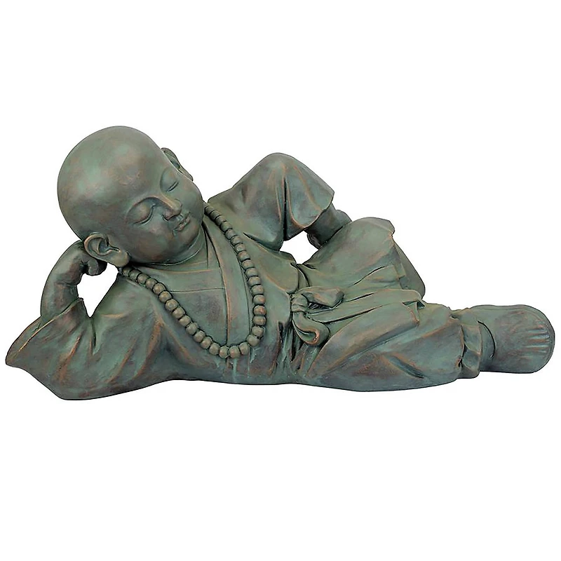 Design Toscano 24" Resting Serene Baby Buddha Garden Statue