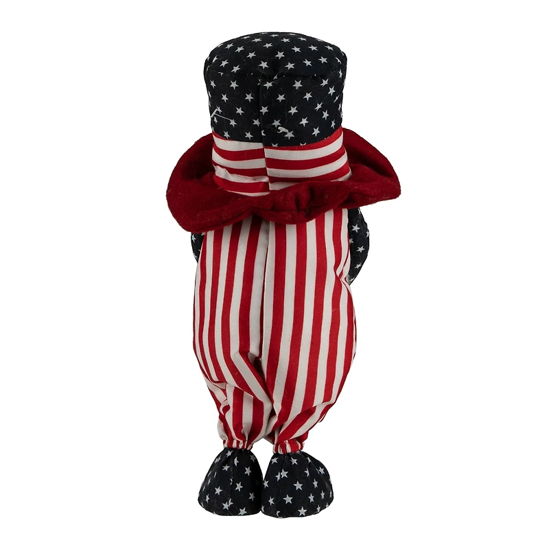 12.2" Patriotic Rocket 4th of July Americana Gnome with Star-Shapes Sunglasses