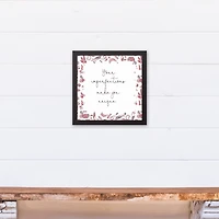 Imperfections are Unique 12" x 12" Black Framed Canvas