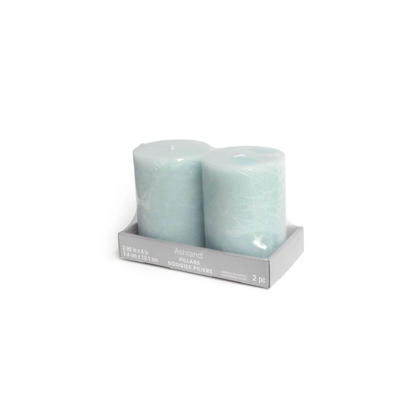 Lightly Fragranced Pillar Candles