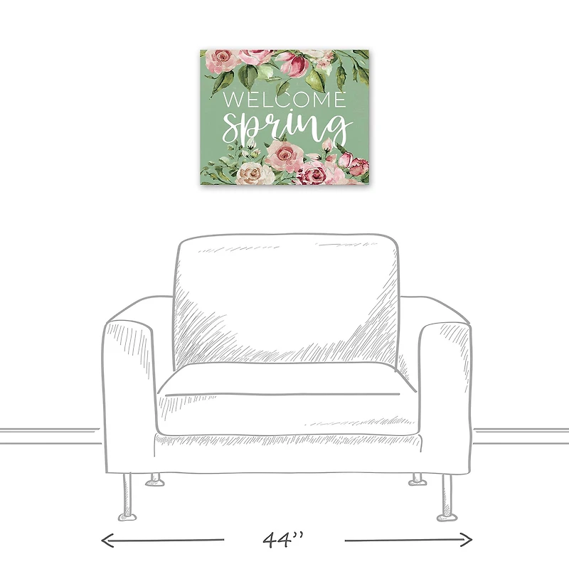 Welcome Summer 16" x 20" Canvas Wall Art