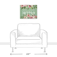Welcome Summer 16" x 20" Canvas Wall Art