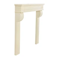 Hello Honey® 5ft. Decorative Lodge Fireplace Mantel