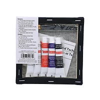 5" x 5" Spider in Web Canvas Painting Kit by Craft Smart®