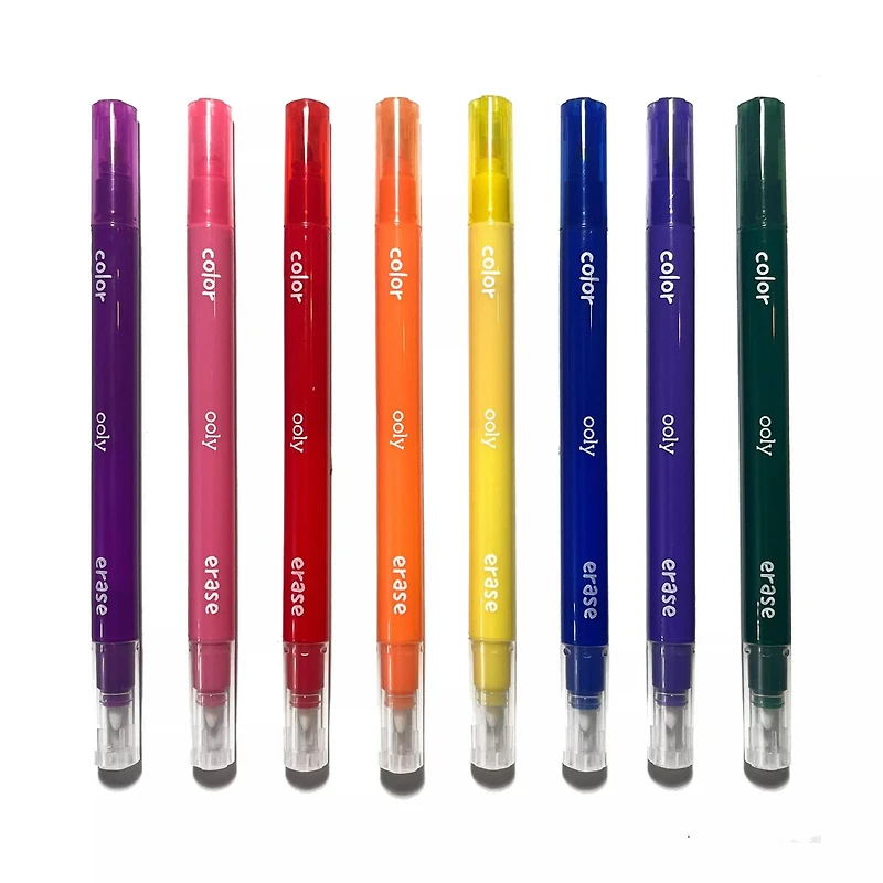 OOLY Double-Ended Erasable Markers, 8ct.