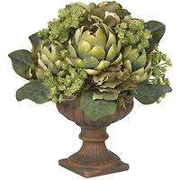 14" Artichoke Centerpiece Arrangement in Planter