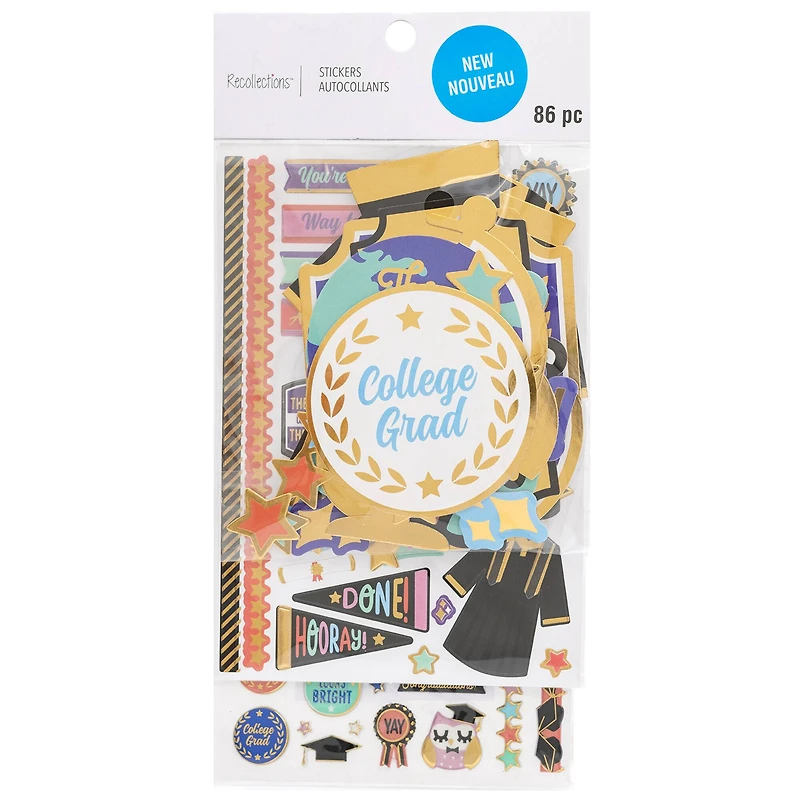 College Graduate Sticker Flip Pack by Recollections™