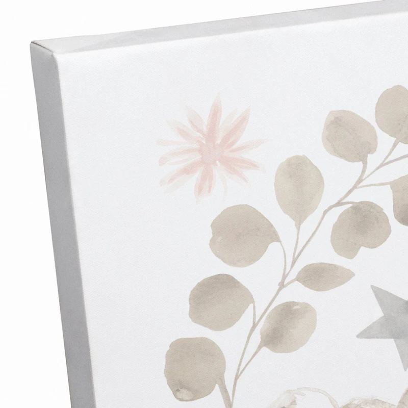 Llama And Elephant Friends 16" x 20" Canvas Wall Art