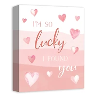 Lucky I  Found You 11" x 14" Canvas Wall Art