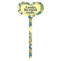 15" Aluminum A Beautiful Soul Remembrance Marker Garden Stake