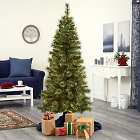 6ft. Unlit White Mountain Pine Artificial Christmas Tree