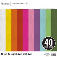 12 Packs: 40 ct. (480 total) Fiesta 12" x 12" Crepe Paper by Recollections™