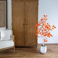 4ft. Autumn Paper Birch Artificial Fall Tree