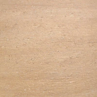 11" Beige Porcelain Wide Textured Vase