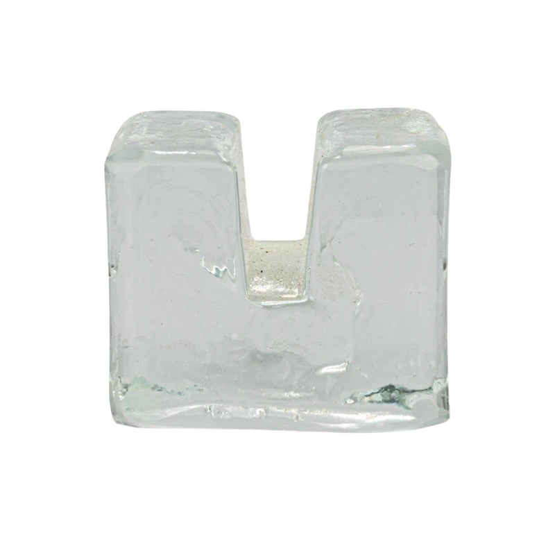 Hello Honey® Clear Glass Cube Place Card Holders with Paper Cards, 6ct.