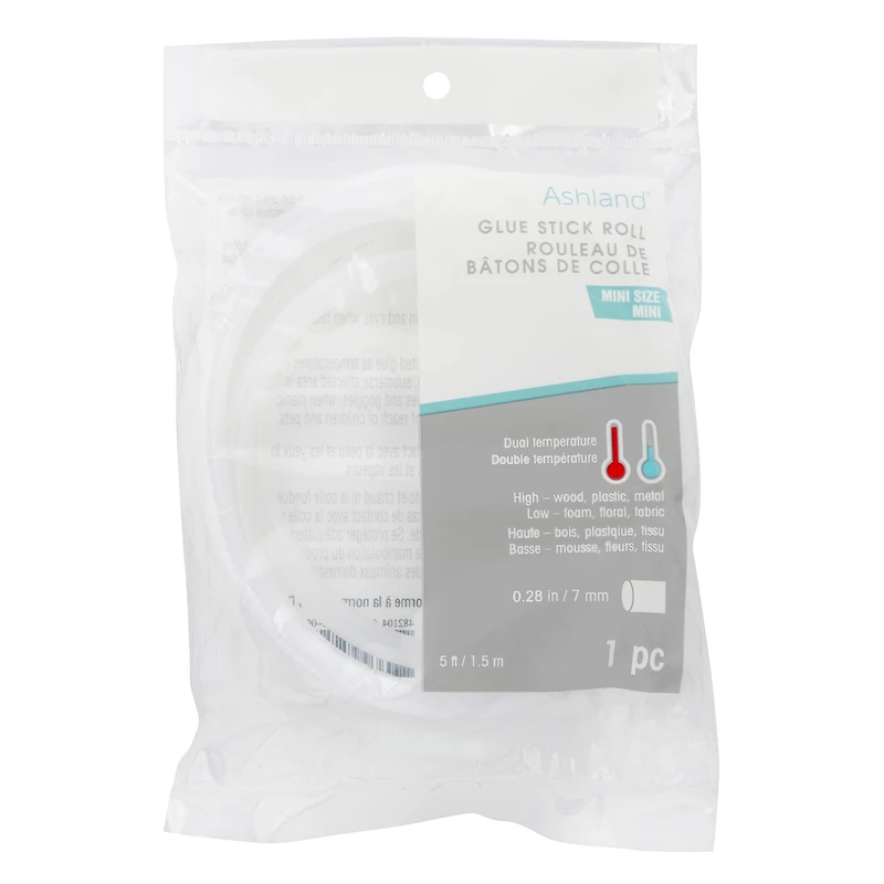 24 Pack: 5ft. Mini Dual Temperature Glue Stick Roll by Ashland®
