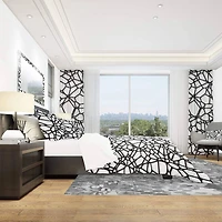 Designart 'Abstract Mosaic Pattern' Modern & Contemporary Bedding Set - Duvet Cover & Shams