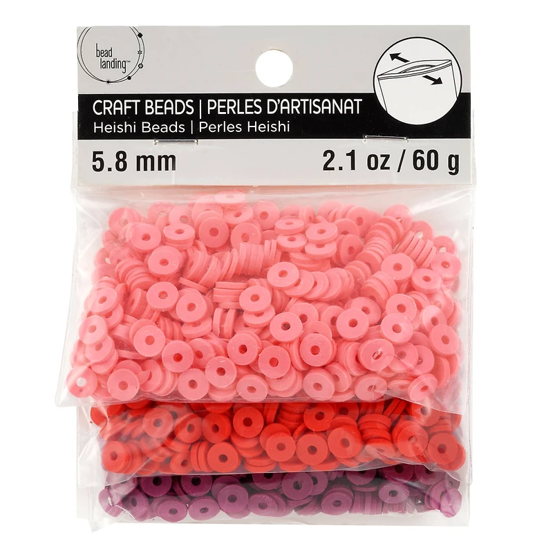 5.8mm PVC Heishi Craft Beads by Bead Landing