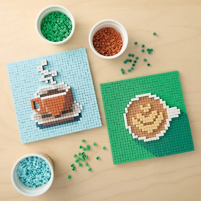 Coffee Pixelated Brick Art Kit by Make Market®