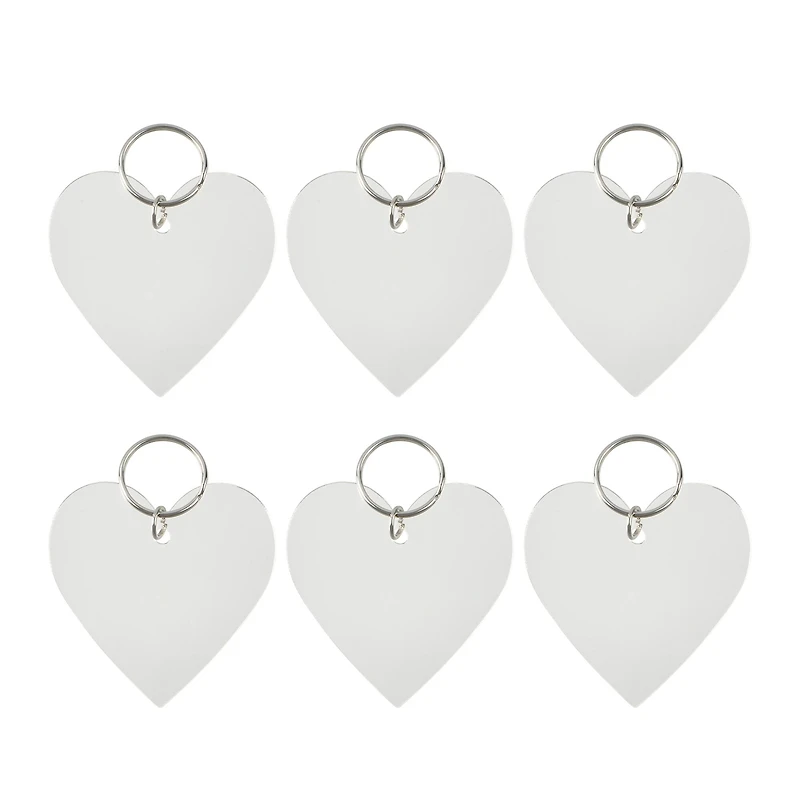 2.5" Heart Acrylic Keychains, 6ct. by Make Market®