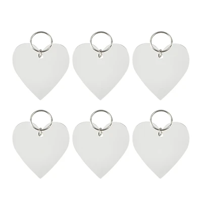2.5" Heart Acrylic Keychains, 6ct. by Make Market®