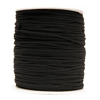 Beadsmith® Fablastic™ 3mm Black Round Spandex Cord