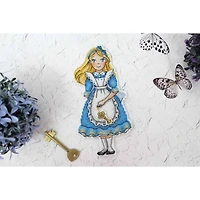 MP Studia Alice with Key Plastic Canvas Counted Cross Stitch Kit