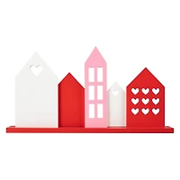 Glitzhome® 16" Valentine's House Wooden Table Decor