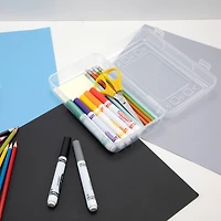 Advantus® Clear 8.5" Pencil Box