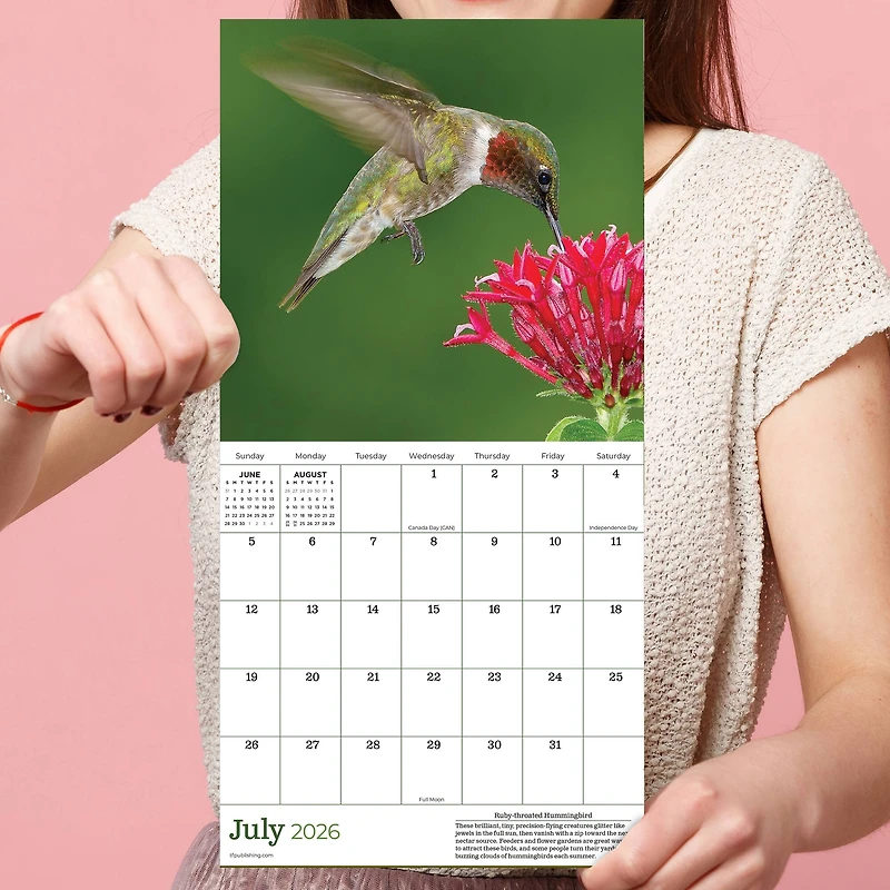 2026 Backyard Birds Mini Calendar