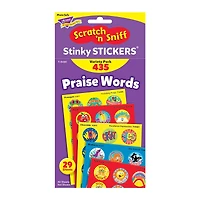 Trend Enterprises® Praise Words Scratch 'n Sniff Stinky Stickers® Variety Pack